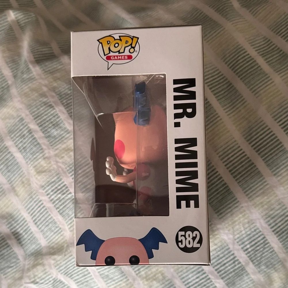 Funko Mr. Mime Vinyl Figure with Blue and Pink Accents - Picture 3 of 4